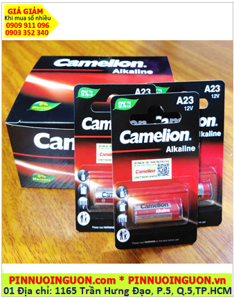 COMBO 01hộp=10vỉ Pin Remote 12v Alkaline Camelion A23-BP1 (Vỉ 1viên), Giá chỉ 159.000 /Hộp